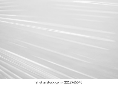 White Transparent Plastic Film Wrap Texture Background