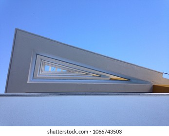 white triangular object