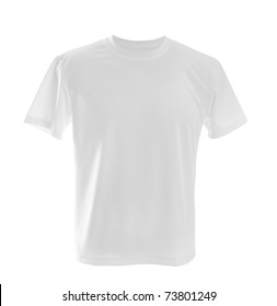 white T-shirt ñan be used as design template.