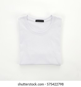 White T-shirt folded