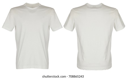 White Tshirt Isolated On White Stock Photo 708865243 | Shutterstock