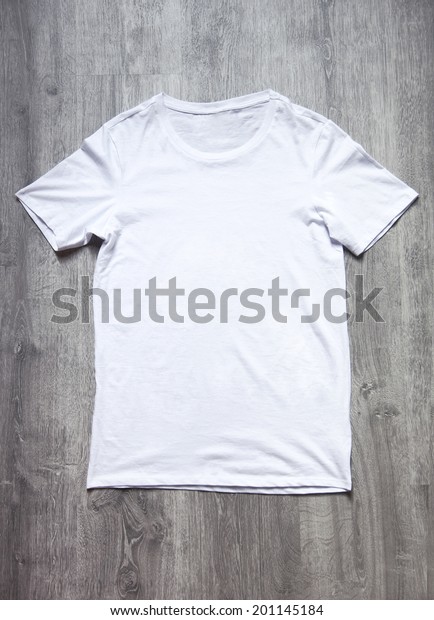 White Tshirt On Floor Stock Photo 201145184 | Shutterstock