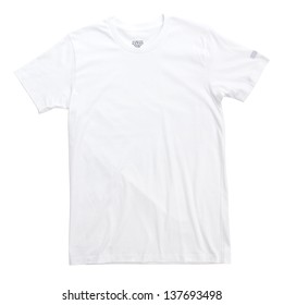 White Tshirt Template Ready For Your Own Graphics.