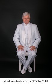 White Tuxedo Male Businessman