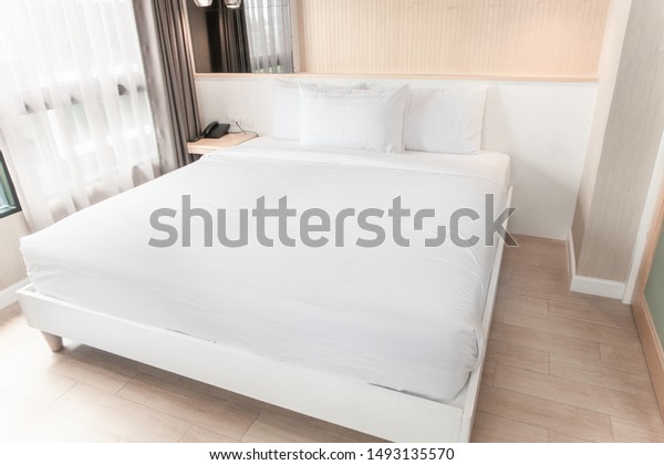 White Twin Bed Set Wood Pastel Stock Photo Edit Now 1493135570