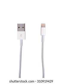 White Usb Mobile Charging Cable