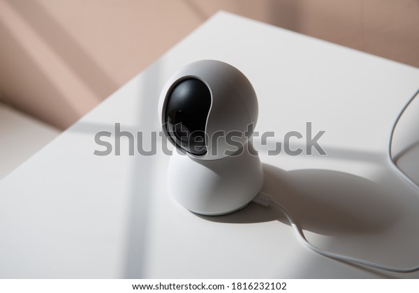 white video surveillance camera to monitor
babies, children or areas of the
house