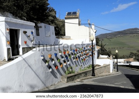 White village in the mountains in Mijas Andaloucia