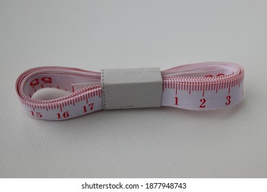 White Vintage Elastic Circumference Meter Stock Photo 1877948743 ...