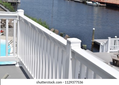 White Vinyl Fence