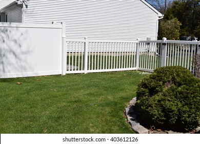 White Vinyl Fences