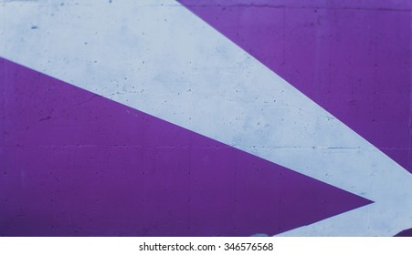 White and violet wall background.