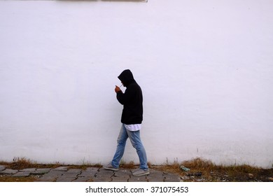 white wall