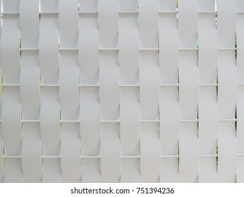 White wall weave pattern texture background
