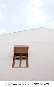 white wall with window