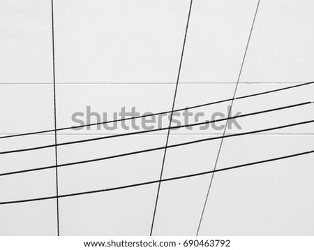 Similar – Image, Stock Photo 9 lines and a bird Nature