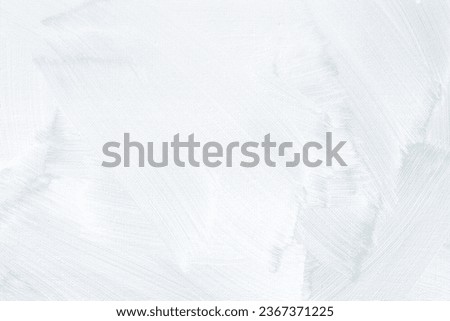 White washed painted textured abstract canvas background with brush strokes