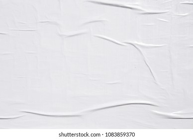 white weathered creased poster paper texture background 