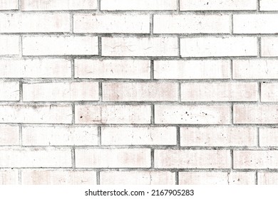a white weathered red vintage worm brick wall stained retro style surface aged bricks closeup whitewash