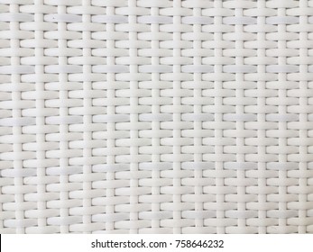 White Wicker Chair Pattern Background