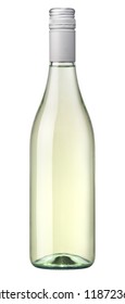 White Wine With A Clear Glass Bottle