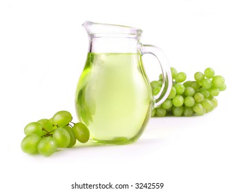 White Wine Or Grape Oil Or Vinegar