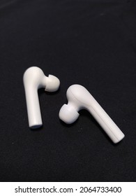 White Wireless Earphone Called Earbuds Isolated Stock Photo 2064733400 ...