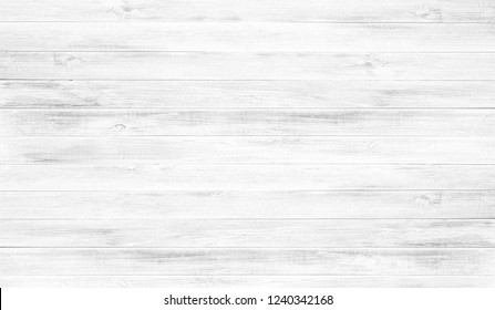 White Wood Floor Texture Background.