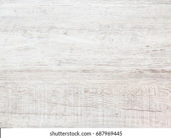 White Wood Plank Texture For Background.