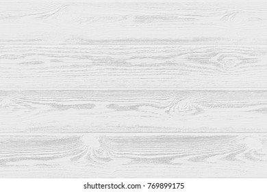 White wood plank texture of pine grain. Abstract gray scale wooden background wallpaper. - Shutterstock ID 769899175