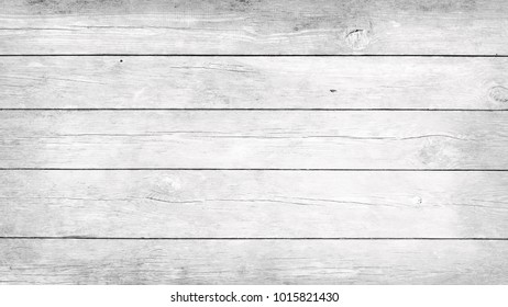 White Wood Planks Background