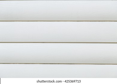 White wood texture background of a house wall