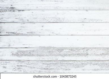white wood texture background or old white wood panel