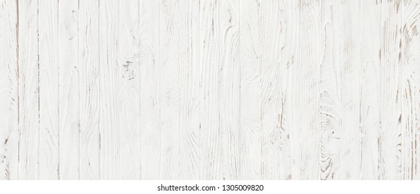 white wood texture background, top view wooden plank panel - Shutterstock ID 1305009820