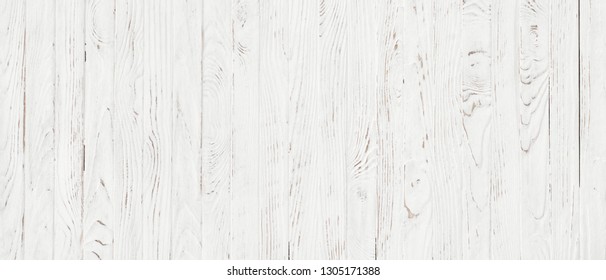 white wood texture background, top view wooden plank panel - Shutterstock ID 1305171388
