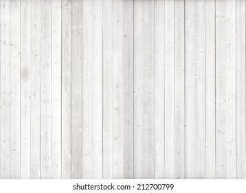White wood wall