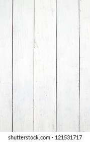 White Wood Wall Texture Background