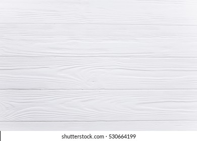 White Wooden Background.