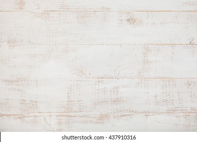 White wooden background with high resolution Copy space Top view