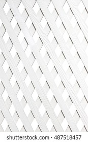 White Wooden Lattice