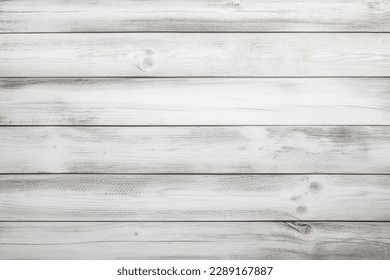 White wooden planks background. Wooden texture. Wood plank background. White wood texture - Shutterstock ID 2289167887