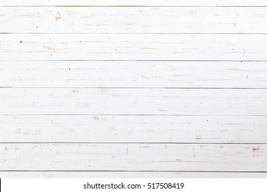 White Wooden Planks Table - Background 