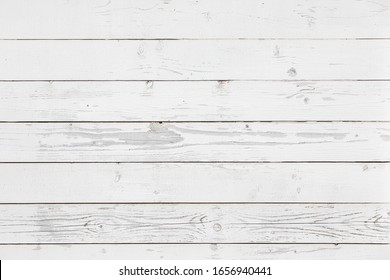 White Wooden Planks Texture For Your Design. Shabby Chic Background. Vintage White Wood Texture Backdrop.