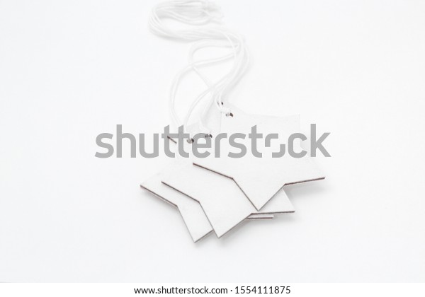 White Wooden Stars Lie Stack Decorative Stock Image Download Now