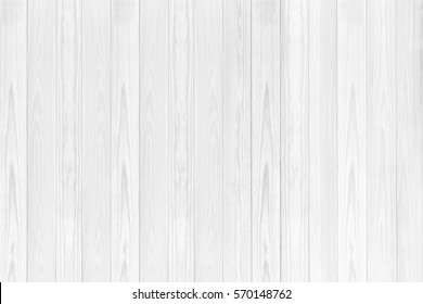 White Wooden Wall Background.