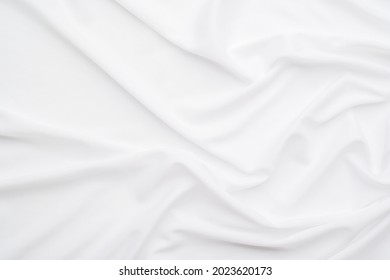 white wrinkled on bedspread, in the morning bedroom,texture for background , for decoration work - Shutterstock ID 2023620173