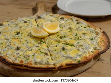 Whitebait Fritters Pizza In Hokitika, New Zealand