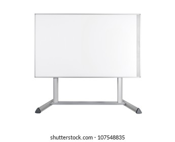 Whiteboard Isolated On White