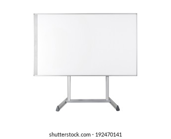 Whiteboard Isolated On White