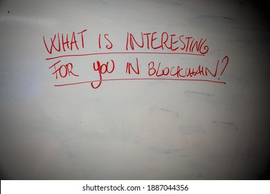 Whiteboard Questions And Post Its For A Network Meeting.